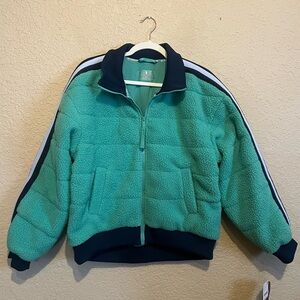 Free People Fleecy Sherpa Scrunchy Pippa Jacket NWT